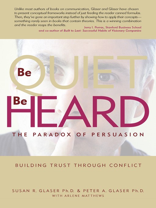Cover image for Be Quiet, Be Heard